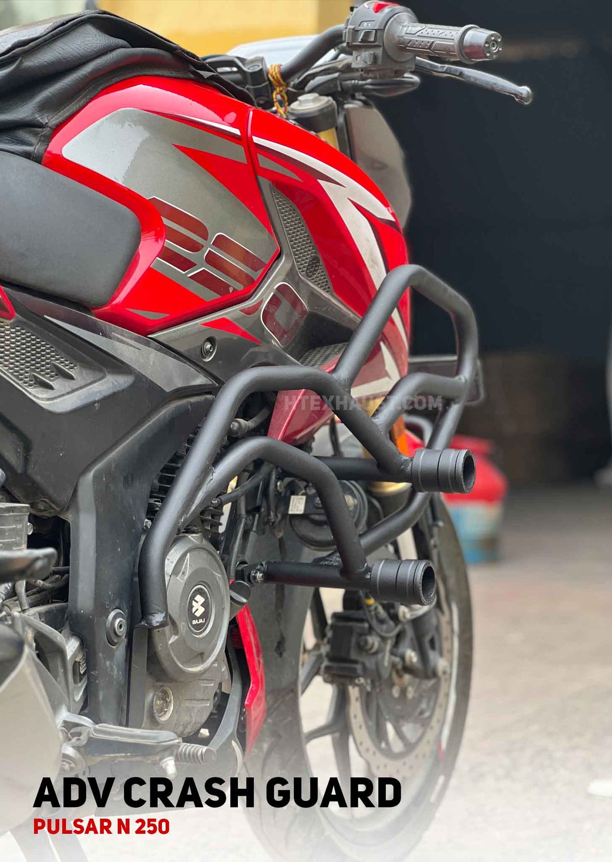 PULSAR N 250 ADV CRASH GUARD WITH 4 SLIDER / SB 1069