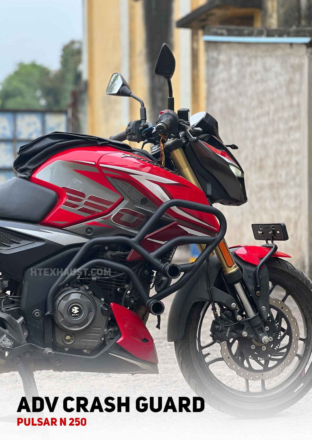 PULSAR N 250 ADV CRASH GUARD WITH 4 SLIDER / SB 1069