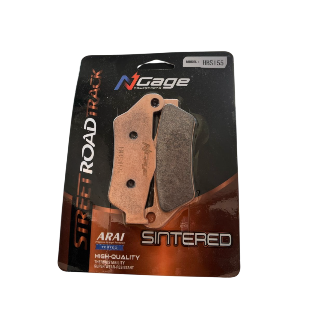 YAMAHA R15 V3 / MT-15 | front sintered brake pads | NGAGE POWERPARTS - ARAI Certified for Extreme Performance