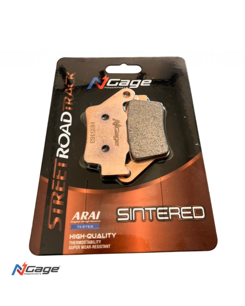 PULSAR NS 400 - N250 | rear sintered brake pads | NGAGE POWERPARTS - ARAI Certified for Extreme Performance