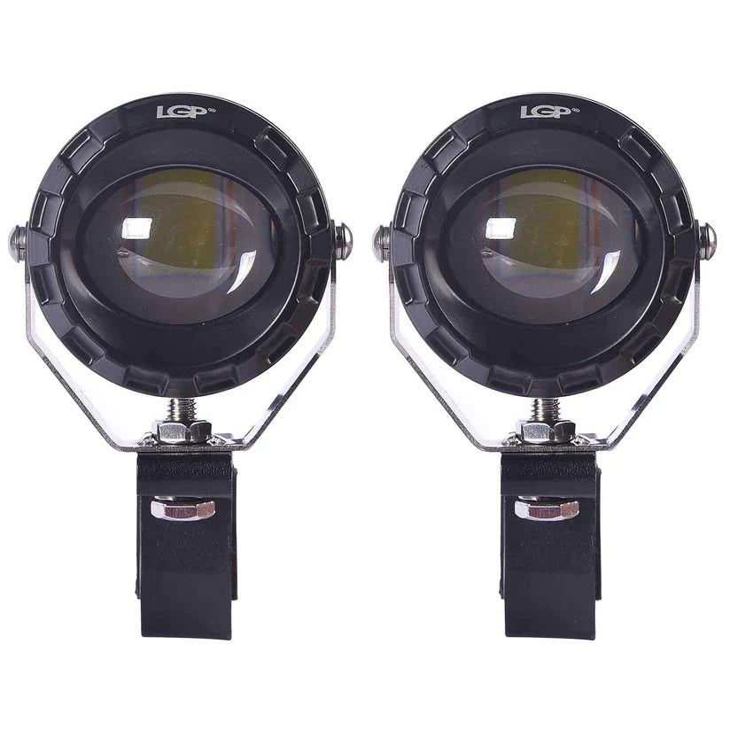 DK330 HIGH POWER SPOTLIGHT | 60W | Ultra Wide Driving Fog Lights | White/Yellow | with wiring harness and Intelligent wireless button switch | 1 year warranty | LGP