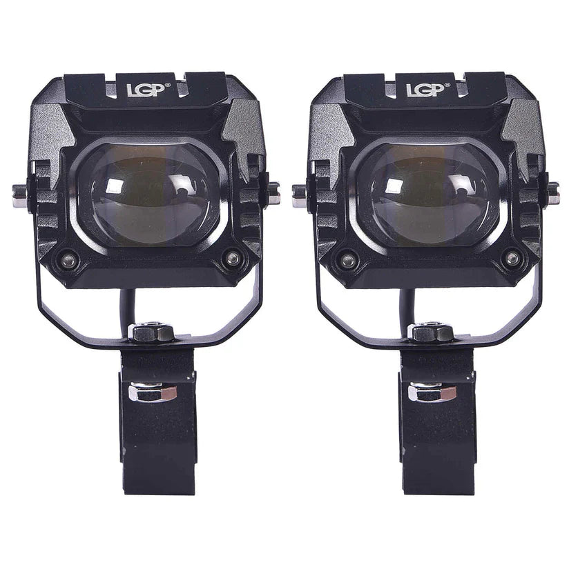 LGP FOG LAMP DK260 WITH WIRING HARNESS AND WIRED SWITCH FOR ALL BIKES | 18 MONTHS WARRANTY