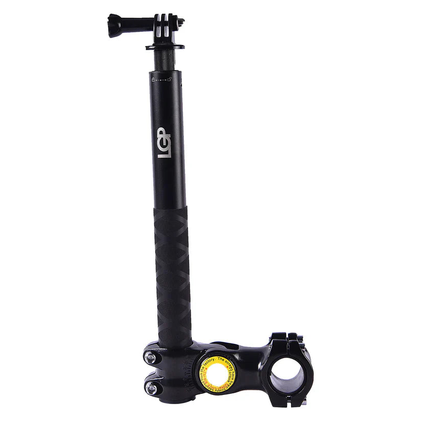 LGP Motorcycle Bike Mount | Invisible Selfie Stick | Bike Selfie Stick | Handlebar Mount Camera Bracket | Action Camera Bracket Adapter | Clamp Holder, Adjustable Length, For Gopro Hero 11/10/9/8 For Insta 360