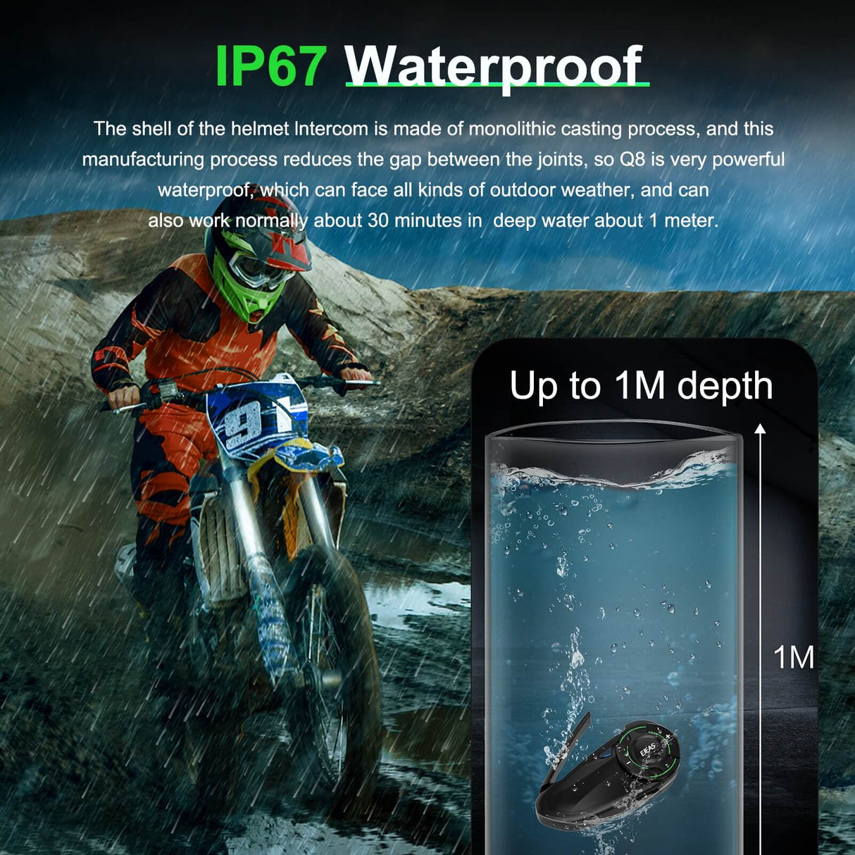 EJEAS VNetphone Q8 Mesh Intercom