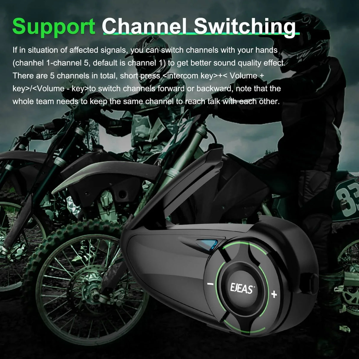 EJEAS VNetphone Q8 Mesh Intercom