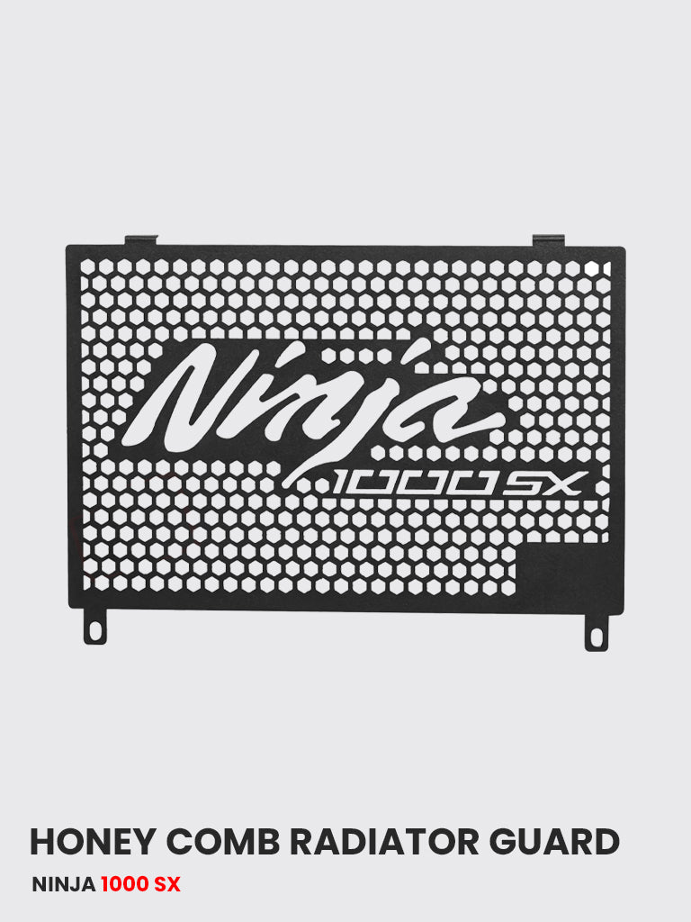 Honey Comb Radiator Guard FOR Kawasaki Ninja 1000 SX (Black) - RD 737