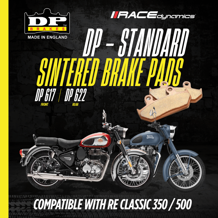 DP Sintered Brake Pads for Royal Enfield Classic 350/500 - Standard
