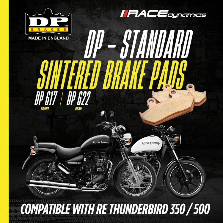 DP Sintered Brake Pads for Royal Enfield Thunderbird 350/500 - Standard
