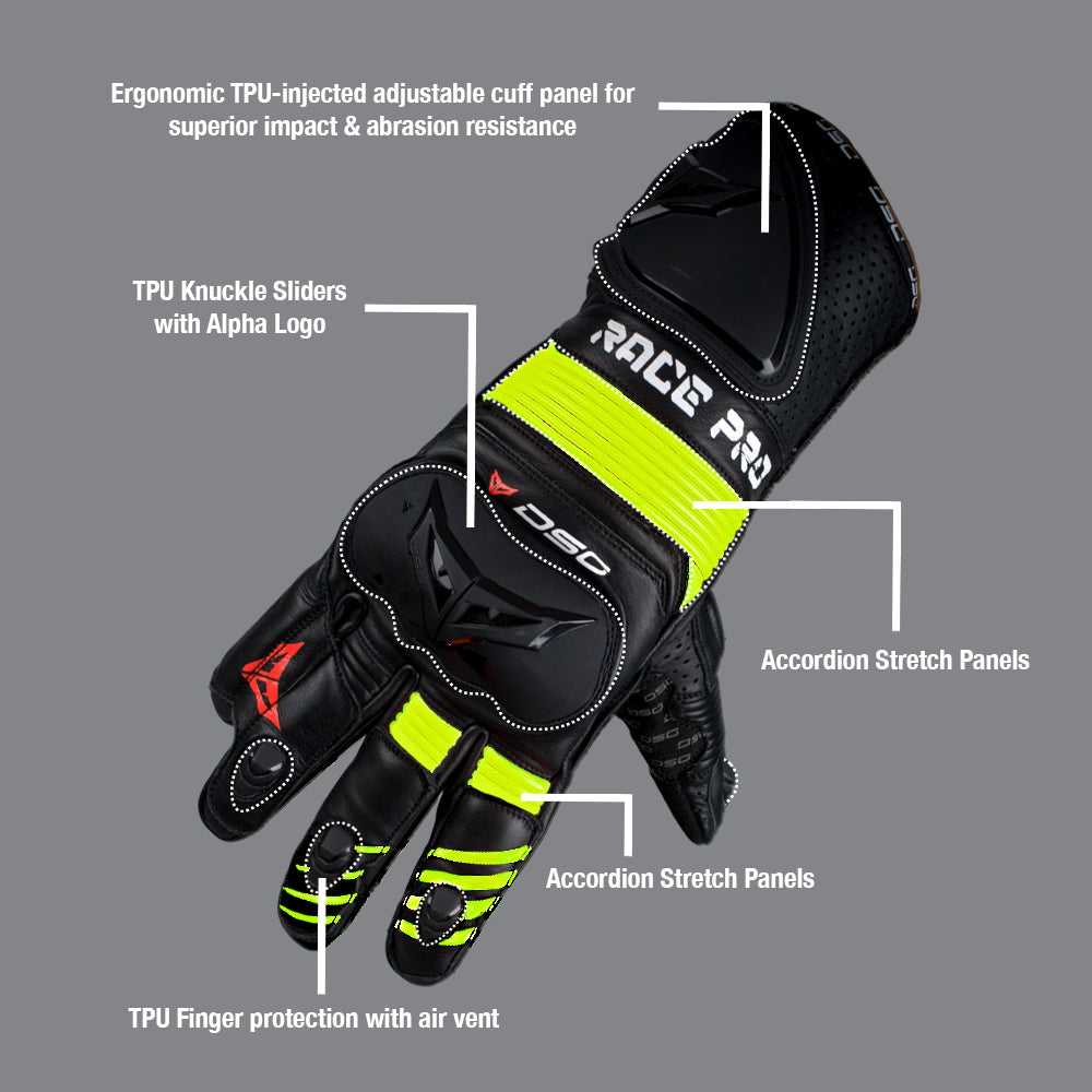 DSG Race Pro Sport Gloves