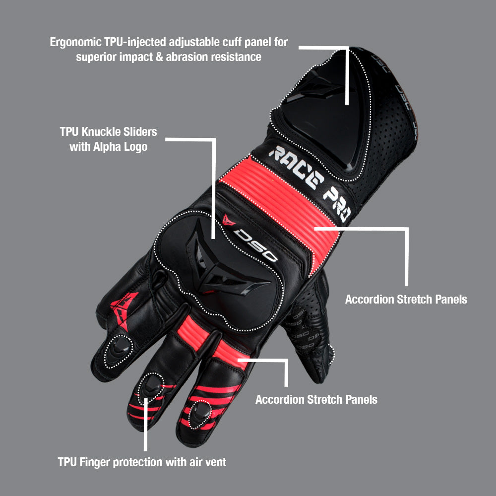 DSG Race Pro Sport Gloves