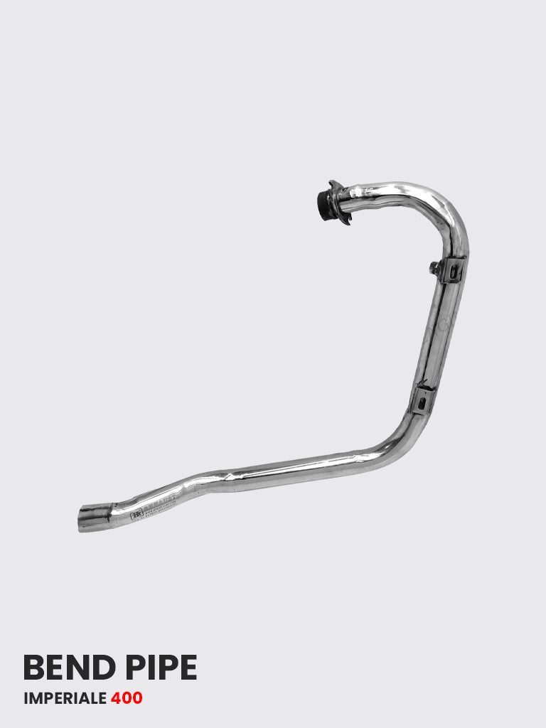 Benelli Imperiale 400 Exhaust System Pipe Stainless Steel-only bend pipe - SB 569