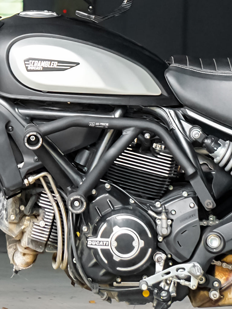 Ducati Scrambler 800 Crash Guard With Metal Sliders (Black Matt) - SB 822