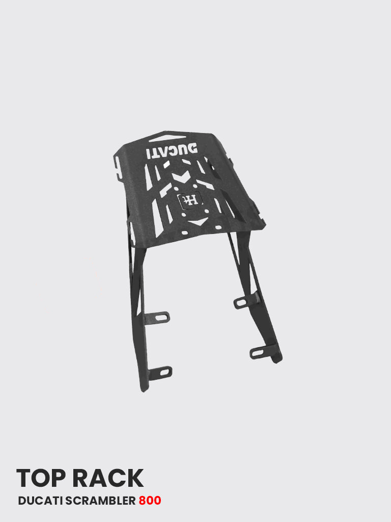 Ducati Scrambler 800 Top Rack (Black Matt) - SB 823