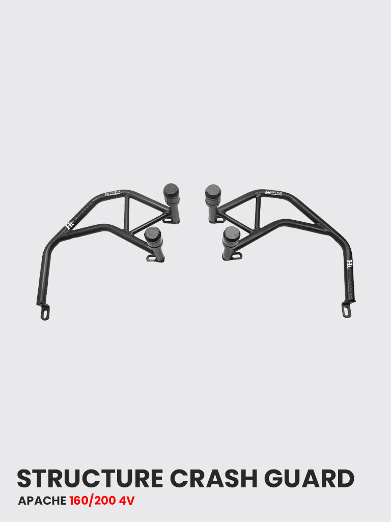 HT Apache RTR 160/200 4v Structure Crash Guard with Metal Slider SBTVS-102