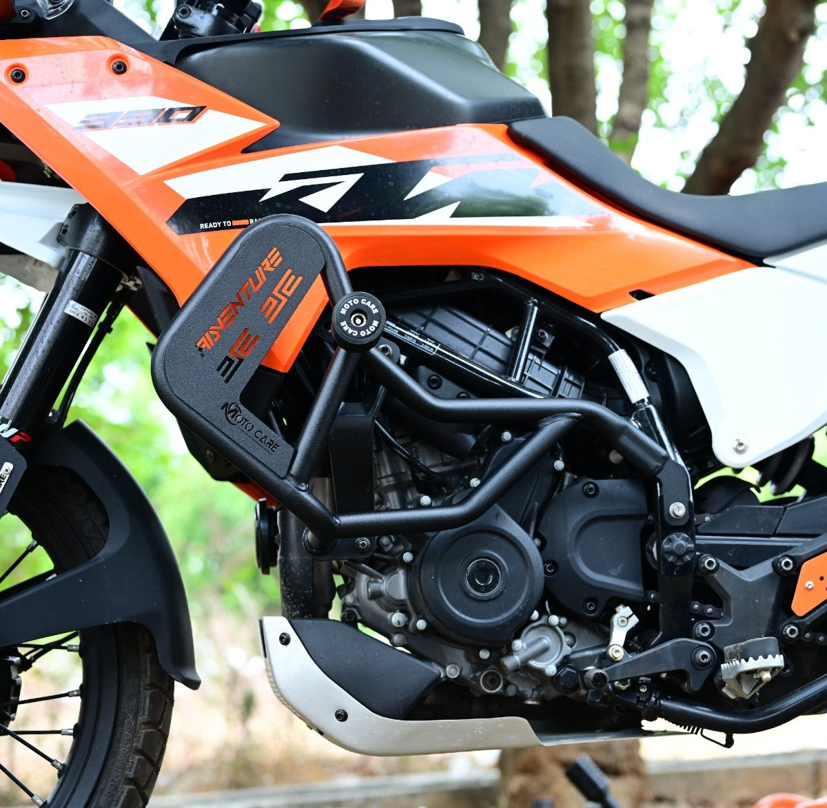 Type 2 (Black)- Crash Guard With Dual Sliders For 2025 KTM Adventure 250/390