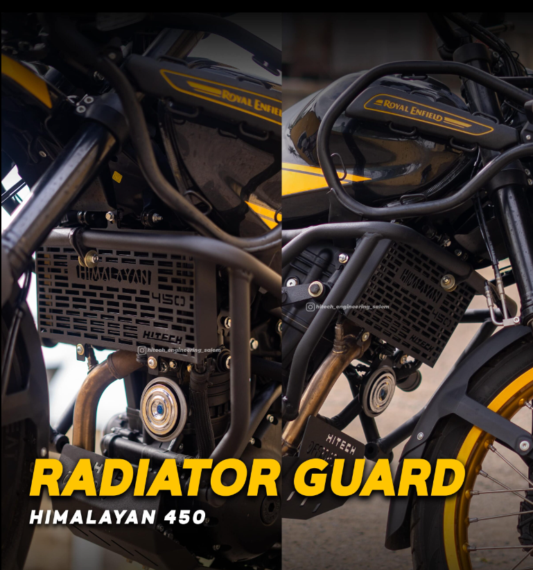 Radiator Guard for HIMALAYAN 450 – HM 402 / Ht Exhaust