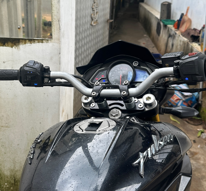 COMPLETE HANDLE CONVERSION KIT FOR PULSAR NS 200/160/125 (BS4) ( FOR TOURING , LONG RIDES) - COMBO PACK