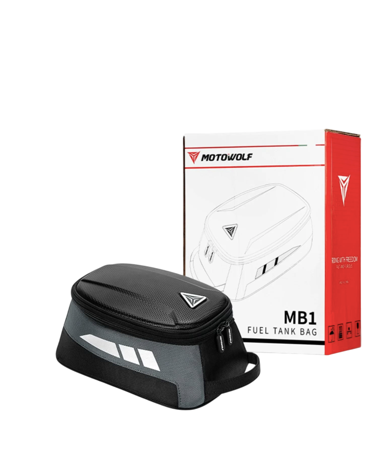 MOTOWOLF MB1 | Waterproof | fuel tank bag | 4.5 litre | Magnetic | Anti Slip | Comaptible for Iron tank for all motorcycle