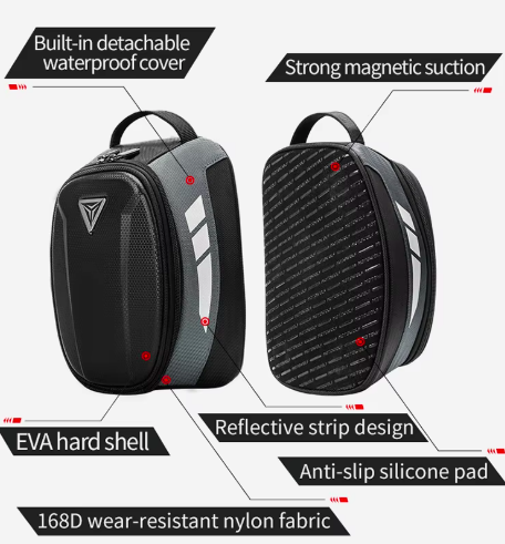 MOTOWOLF MB1 | Waterproof | fuel tank bag | 4.5 litre | Magnetic | Anti Slip | Comaptible for Iron tank for all motorcycle