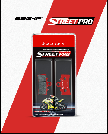 TVS Ronin 66bhp street pro semi ceramic brake pad