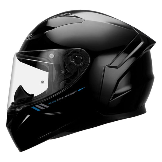 Axxis Segment Solid Black Gloss Helmet