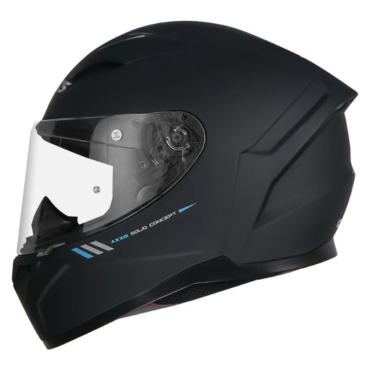 Axxis Segment Solid Black (Matt) Helmet