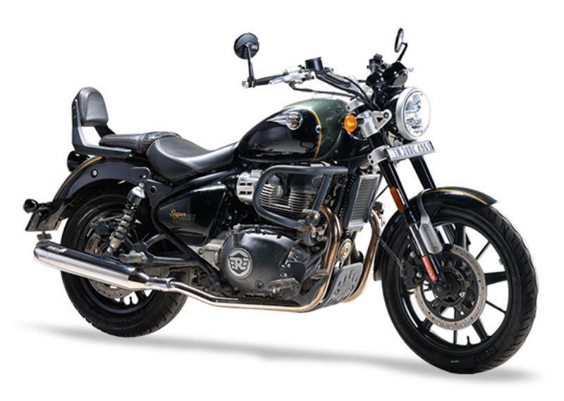 RE SUPER METEOR 650 | SILVER STALLION LONGSHORT | DYNO High Performance Exhaust System | POLISH- LIFE TIME WARRANTY