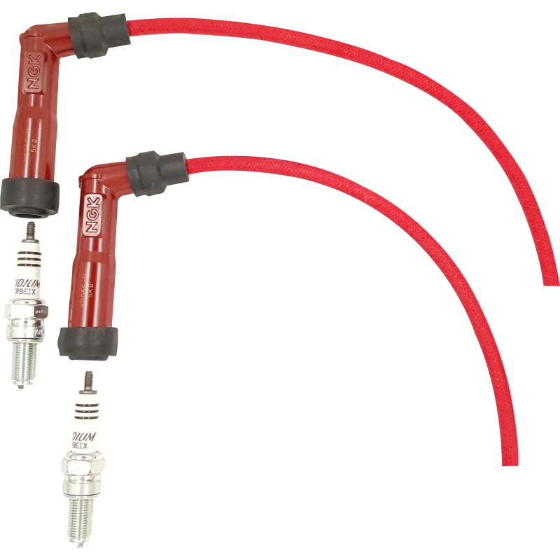 RE SUPER METEOR 650 - SHOTGUN 650 | High performance | Spark plug cable kit | Resistor Spark Caps