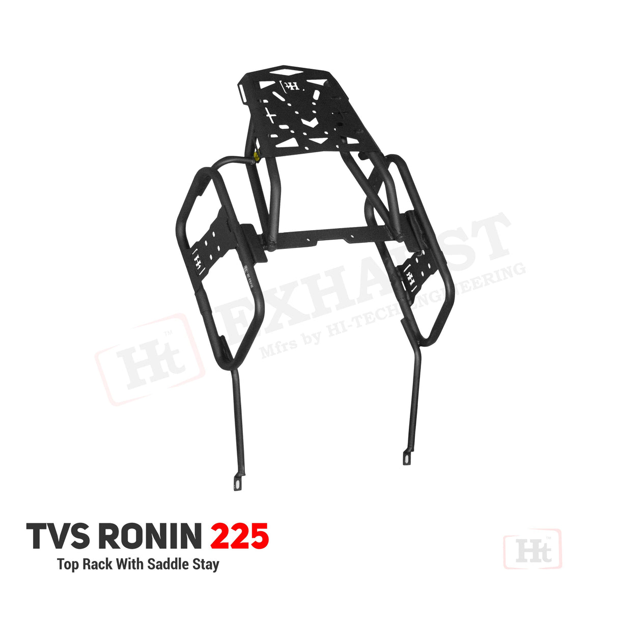 Top Rack With saddle stay For TVS RONIN 225 (Till 2024)– SBTVS-116/ Ht Exhaust