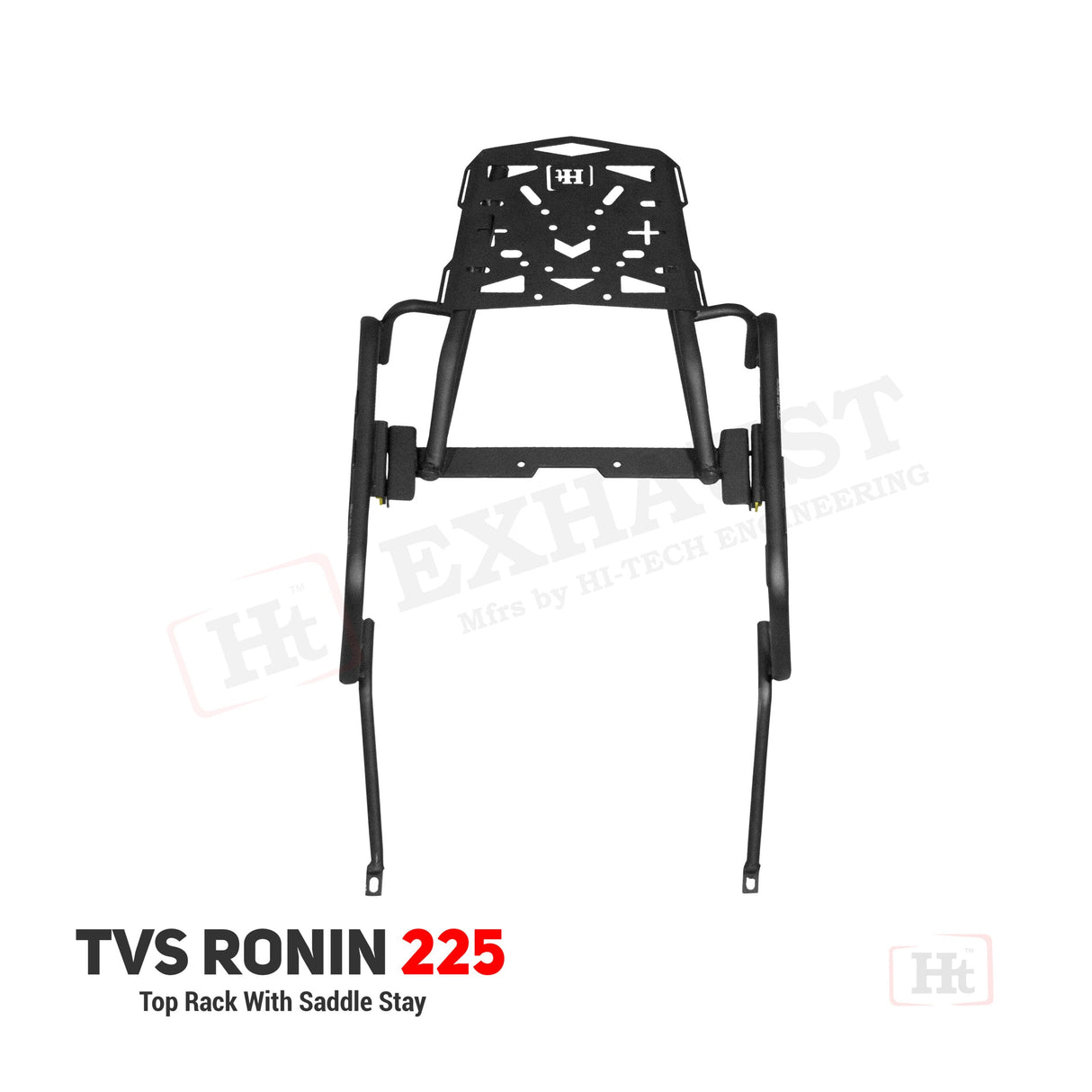 Top Rack With saddle stay For TVS RONIN 225 (Till 2024)– SBTVS-116/ Ht Exhaust