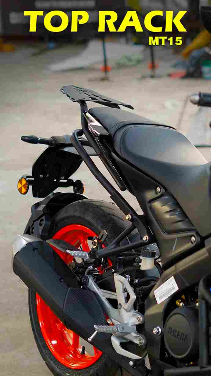 COMBO 1 MT-15 – Crash Guard + Top Rack HT EXHAUST