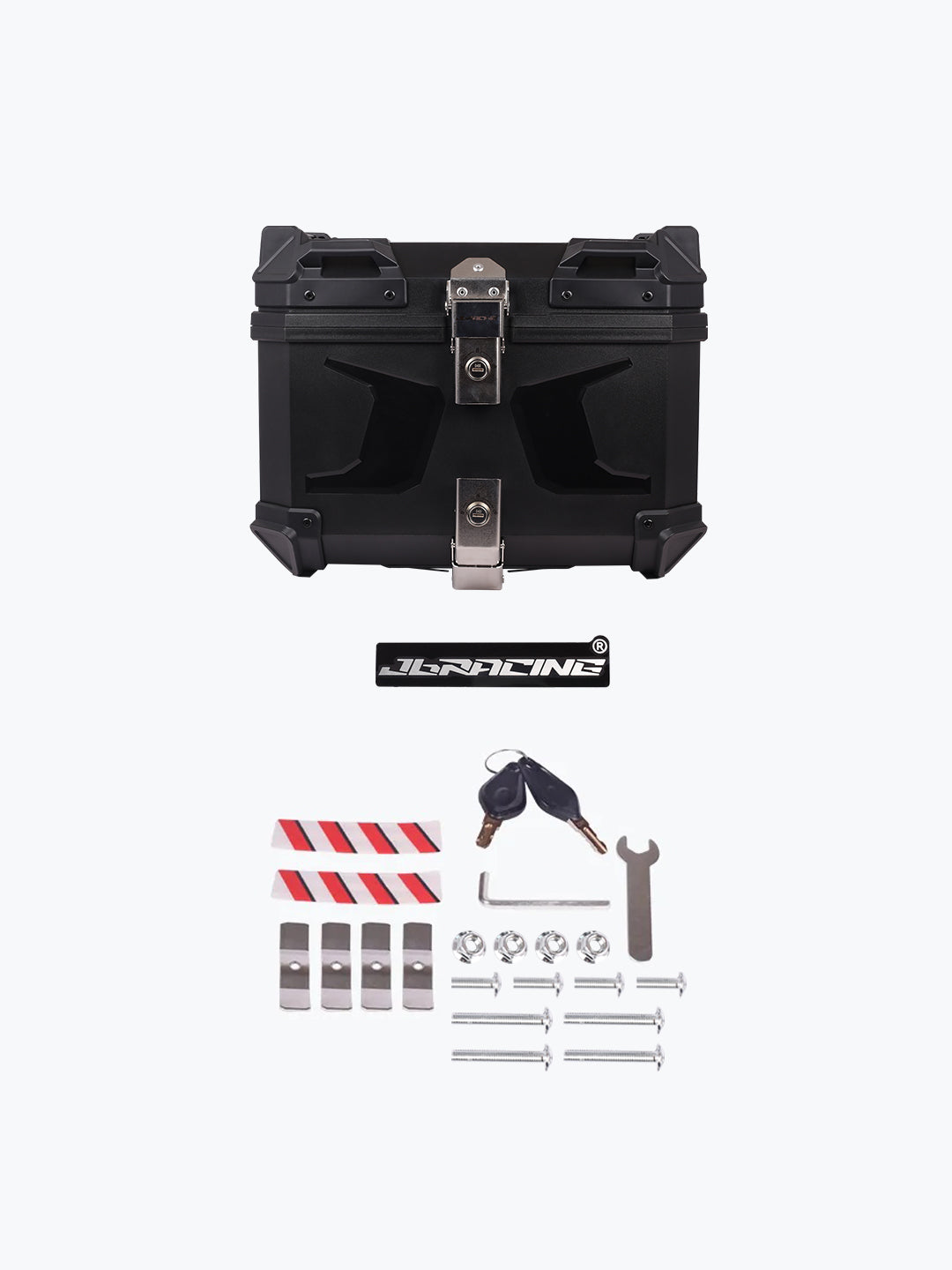 JB TC ABS Galaxy X F2 45L Black With Backrest Pad