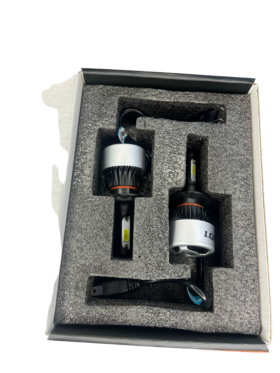 LGP H4 Hi/Lo 9000LM 6500K 72 W LED Automotive Headlight Bulbs Auto Conversion Driving Lamp (Cool White light) (H4) for all cars- 1 YEAR WARRANTY