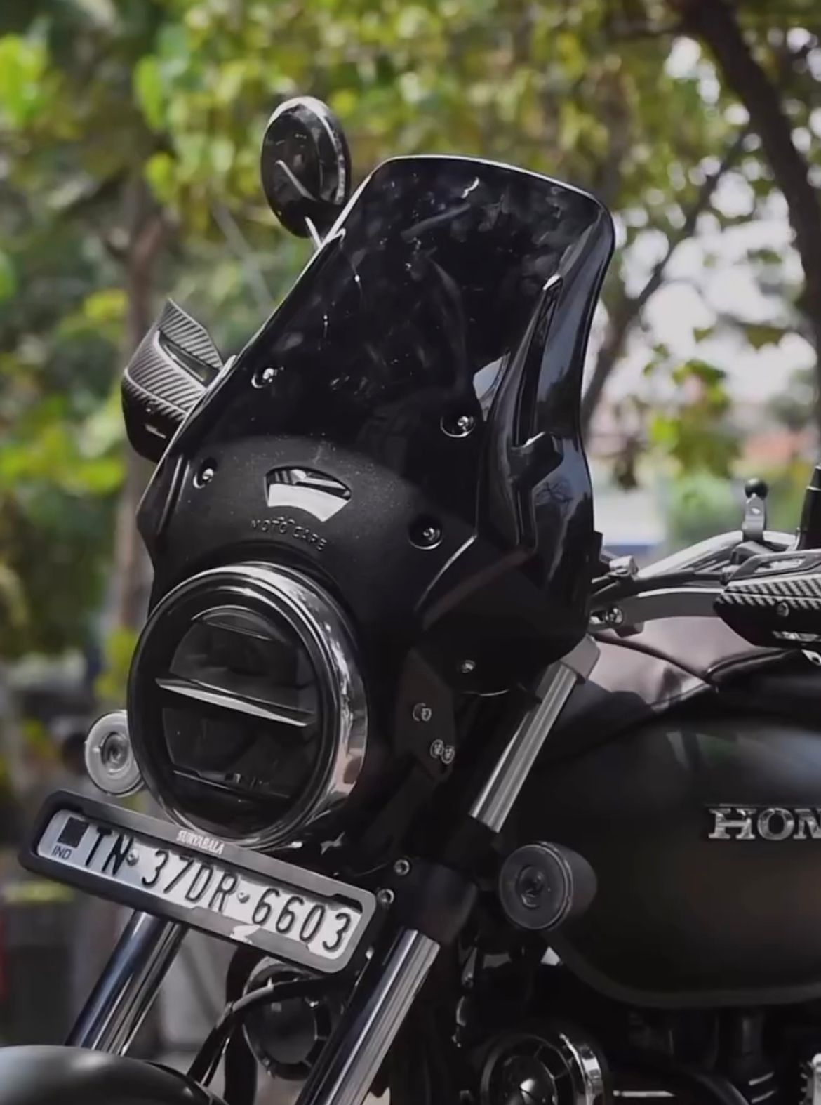 POLYCARBONATE VISOR FOR HONDA HNESS 350 CB/RS - ( WINDSHIELD )