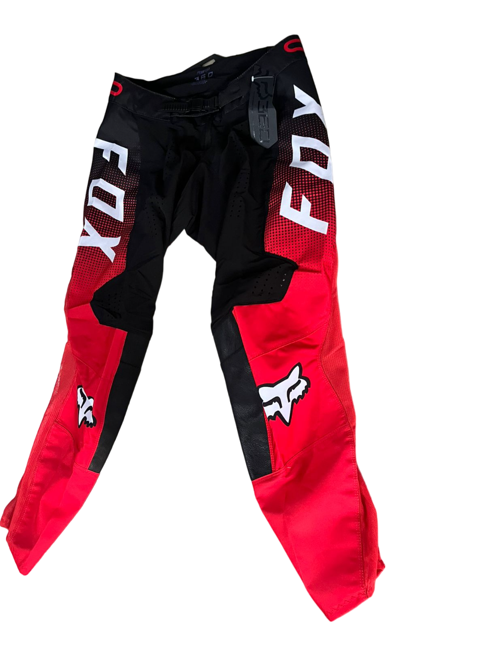 F.O.X Racing Youth 180 Lux Motocross Jersey & Pants Red Black Kit - M size