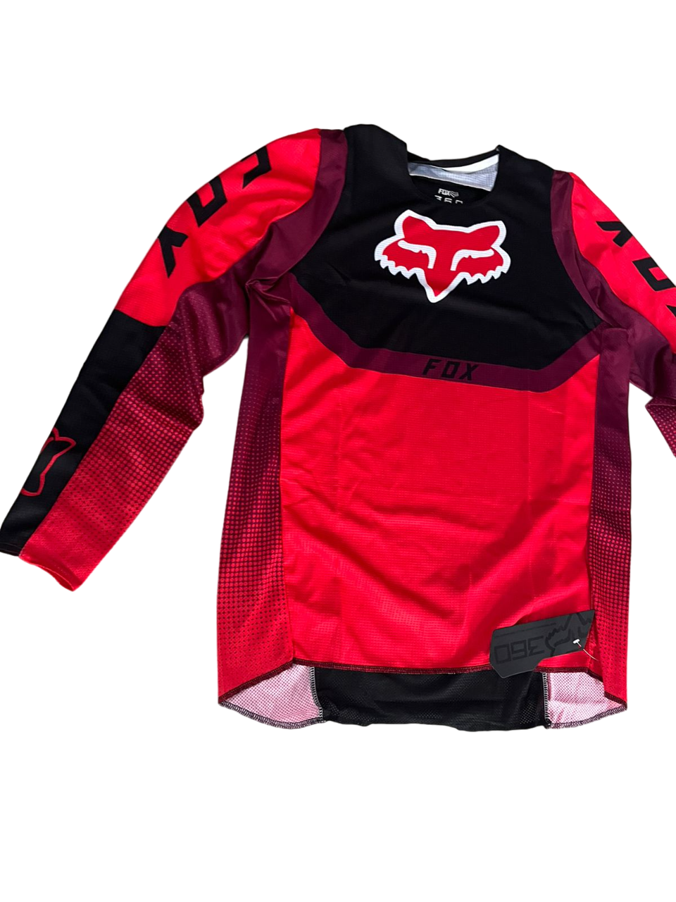 F.O.X Racing Youth 180 Lux Motocross Jersey & Pants Red Black Kit - M size