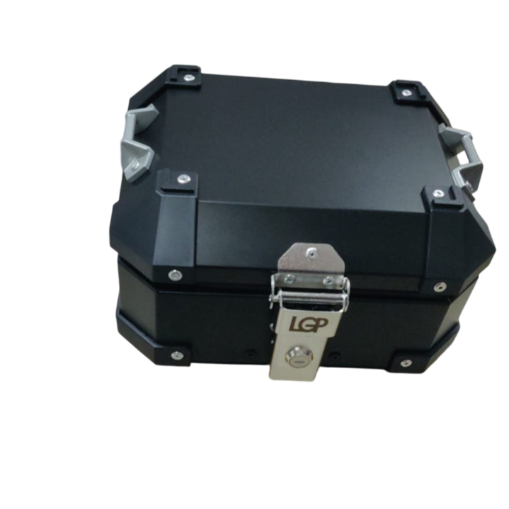 LGP 10 litres aluminium top box black ( fits all motorcycles )