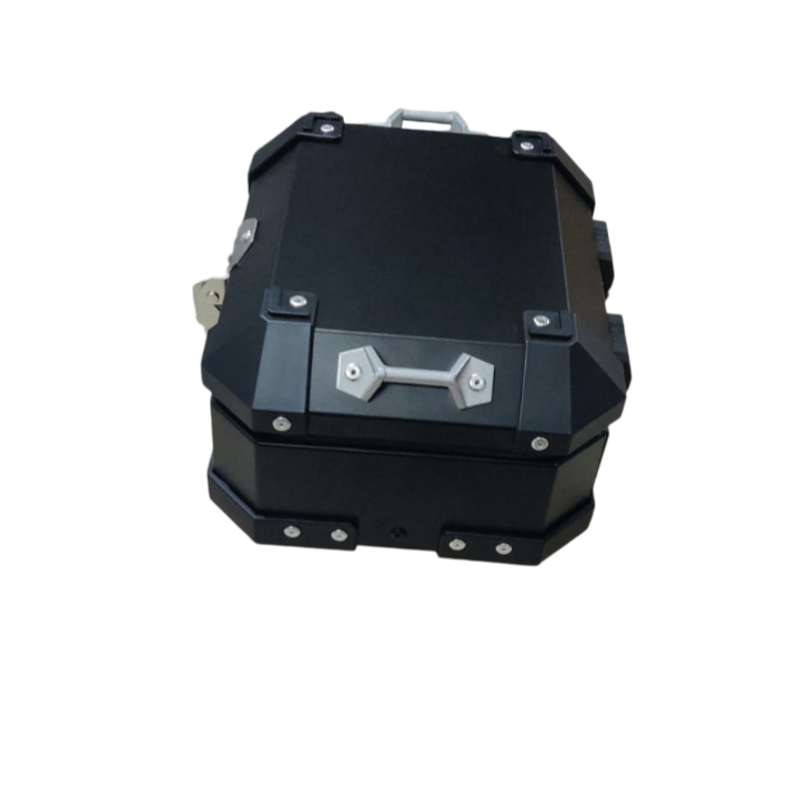 LGP 10 litres aluminium top box black ( fits all motorcycles )