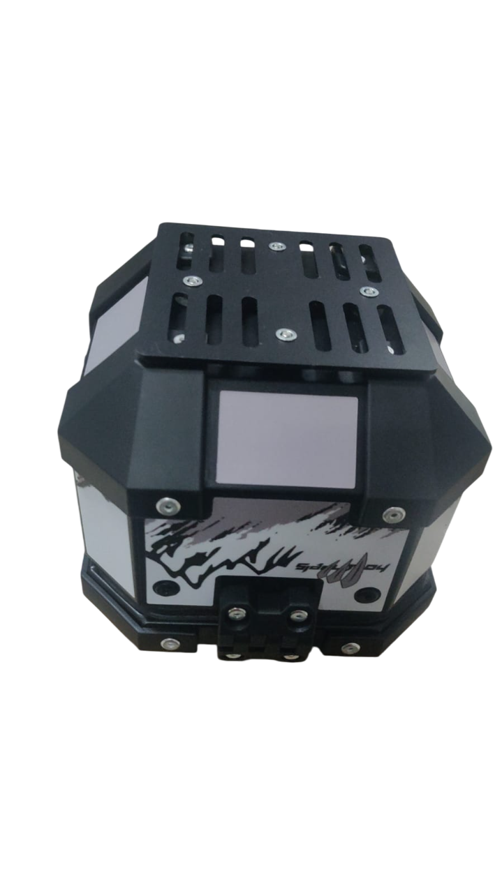 LGP 5 litres aluminium top box with adventure graphics premium