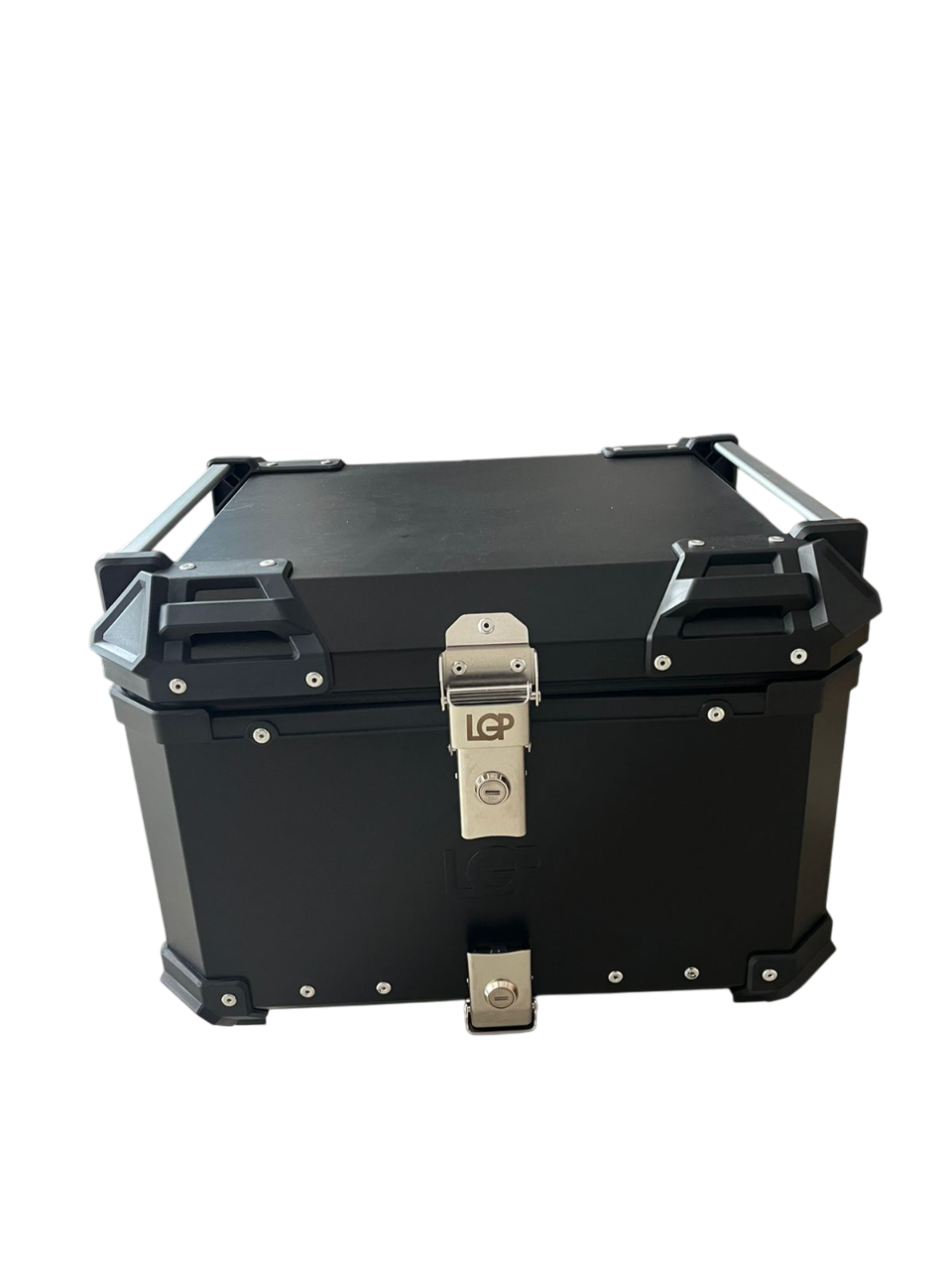 LGP 55 litres aluminium top box - black