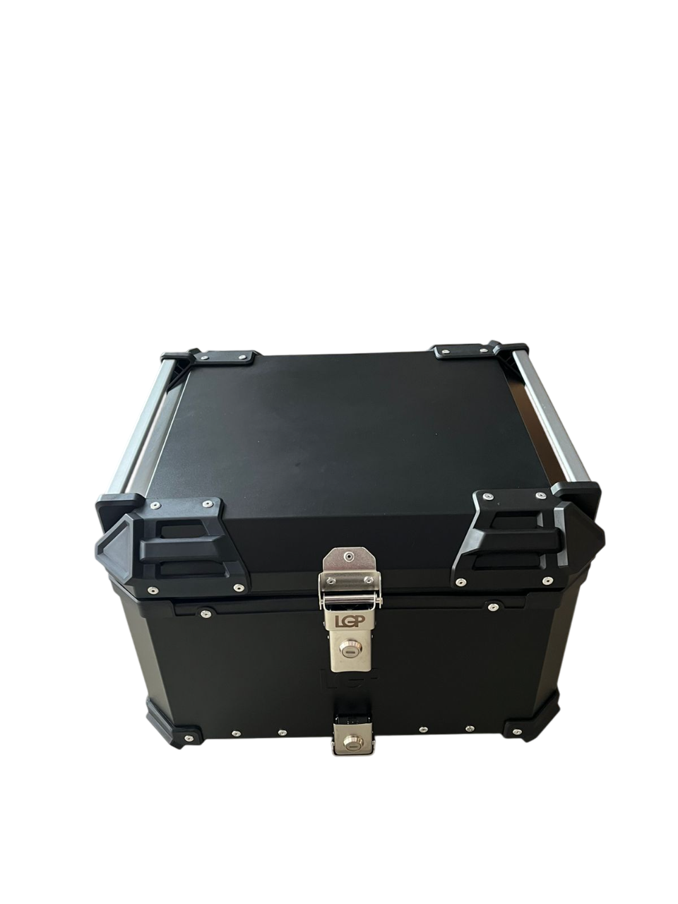 LGP 55 litres aluminium top box - black