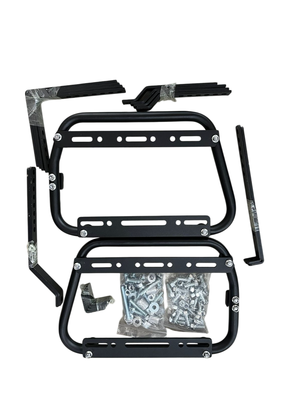 LGP Aluminium Touring Panniers 38L - Set of 2 - Silver