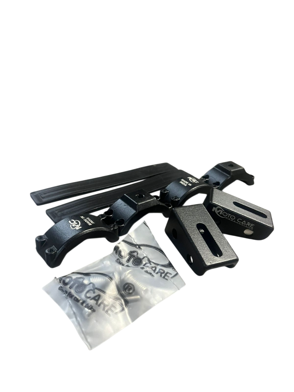 Crash guard / leg guard Fog Light Clamp / Mounts Universal -MOTOCARE