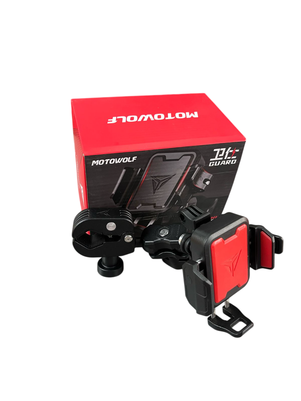 MOTOWOLF | Fast Lock | Motorcycle Riding Phone Mount Holder | MH1 | without charger | Anti vibration | UNIVERSAL FOR ALL MOTORCYCLE