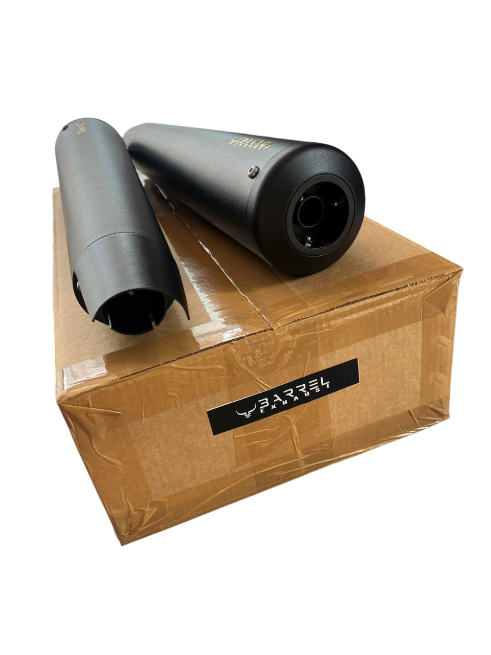 RE GT 650 / INTERCEPTOR 650 BE-10- "BASS MASTER" PERFORMANCE EXHAUST | BLACK | RUSTFREE | 1 Year warranty - BARREL EXHAUST