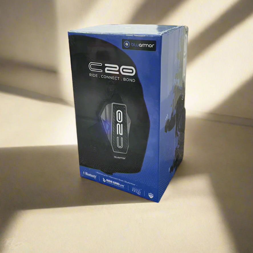 BLU ARMOR C20 Intercom system for motorcycles | RIDEGRID™ Lite