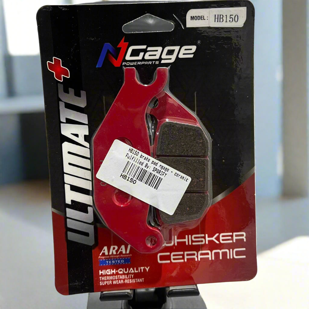 HONDA CB H’NESS 350/CB 350/ CB 350RS | rear whisker ceramic Ultimate + brake pads | NGAGE POWERPARTS