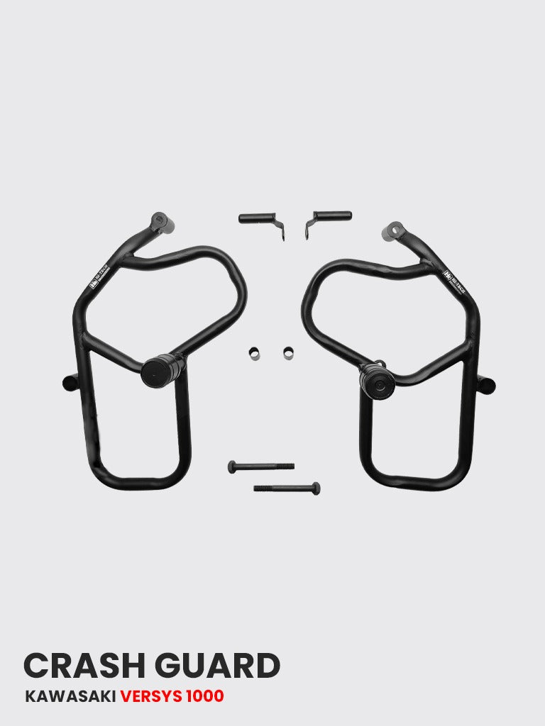 Hitech Versys 1000 Crash guard with metal sliders (black matt) - SB 529