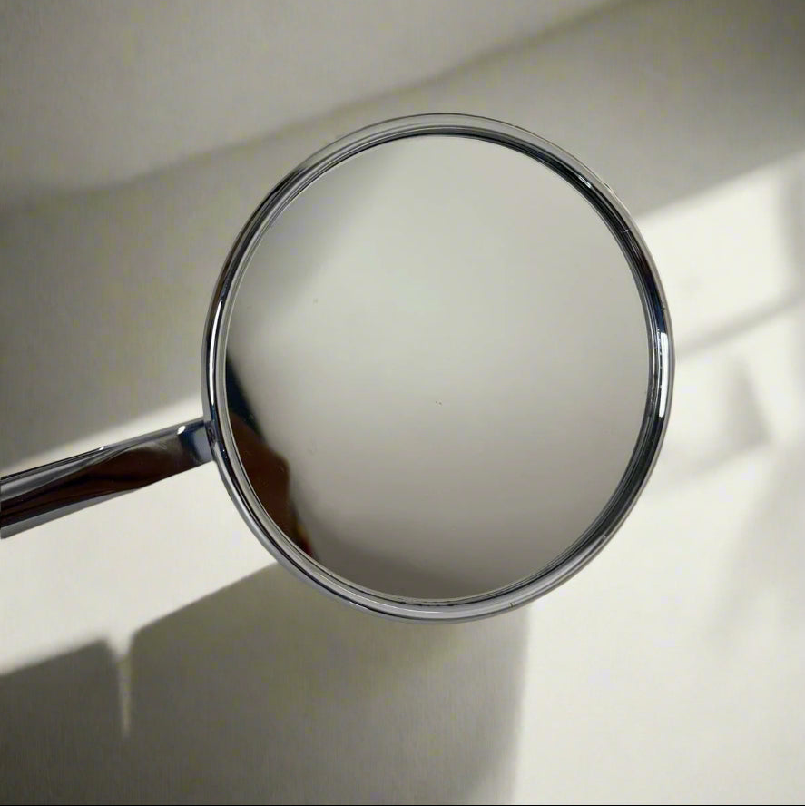 Merc Edition | Chrome Handle Bar End Side Mirror For Royal Enfiled Classic /Electra / Reborn/Standard - 350/ 500,Himalayan 450 Hunter 350, Meteor 350, Super Meteor , Interceptor , Gt 650, Himalayan/Scram 411, Bear 650 Round Mirrors