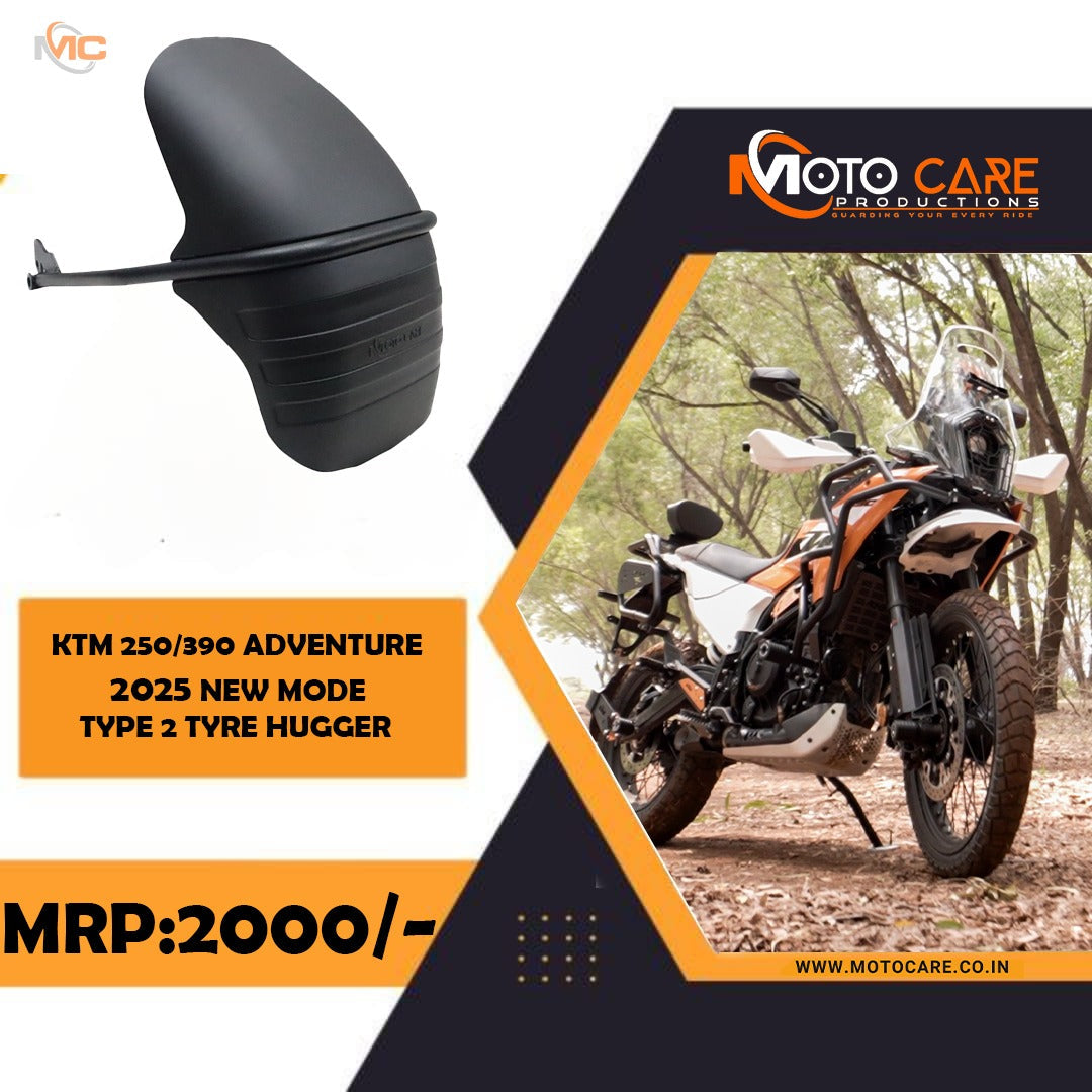 KTM ADVENTURE 390 / 250 2025 MODEL TYPE 2 - TYRE HUGGER | MOTOCARE